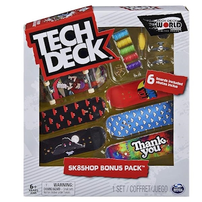 Immagine di Veicolo SPIN MASTER Tech Deck - Bonus Pack - 6 Skate Ass.ti 6028845