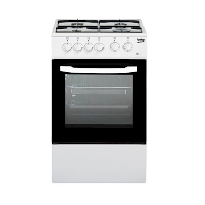 Immagine di Cucina con forno e piano cottura elettrici 54 lt 50 cm bianco BEKO CSS42014FW 7720888321_BEK
