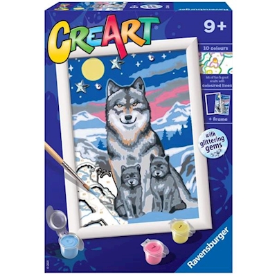 Immagine di Creart s e - lupi chiaro di luna