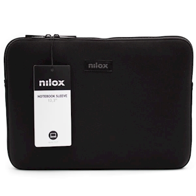 Immagine di Notebook da 13.3 neoprene nero NILOX CUSTODIA SLEEVE NOTEBOOK 13.3'' NXF1301