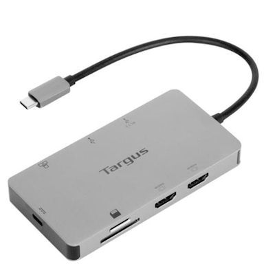 Immagine di Targus - docking station - USB-C / thunderbolt 3 - 2 x HDMI - gige