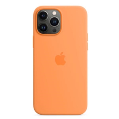 Immagine di Cover MagSafe in silicone per iPhone 13 Pro Max arancione