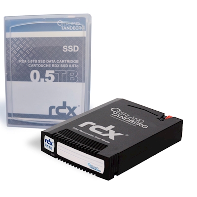 Immagine di Cartuccia dati rdx TANDBERG Cartuccia SSD RDX 500GB 8665-RDX