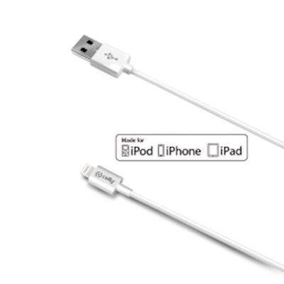 Immagine di USB to lightning 12w 2mt cable wh