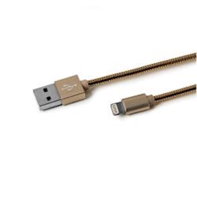 Immagine di USB to lightning 12w cable gold