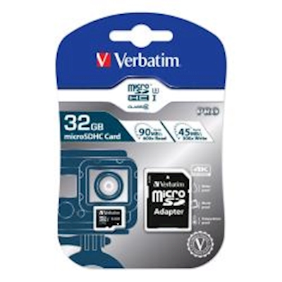 Immagine di Memory Card micro sd 32GB VERBATIM Pro 47041
