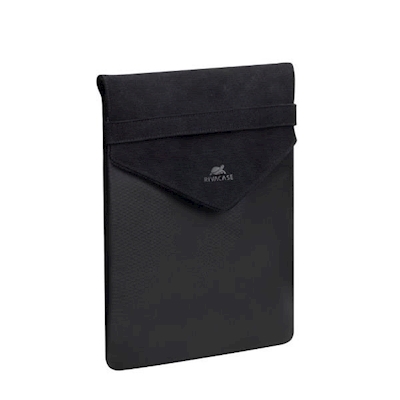 Immagine di Macbook pro 14 poliestere nero RIVACASE Black Canvas Sleeve for MacBook Pro 16 8505BK