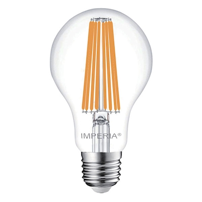 Immagine di Lampadina LED Goccia Filament E27 15W 2700K 2300 Lumen luce calda