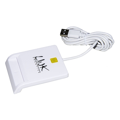 Immagine di Lettore smart card LINK USB 2.0 colore bianco