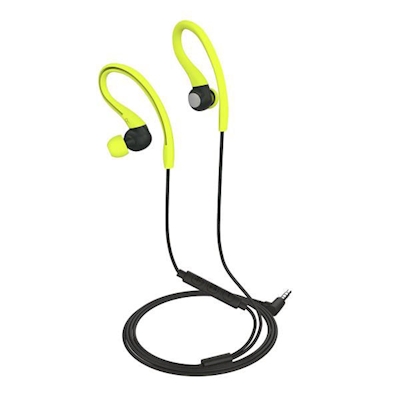 Immagine di Auricolari con filo sì 1 x jack 3,5mm CELLY UP700ACT - Stereo Sport Wired Earphones UP700ACTLG