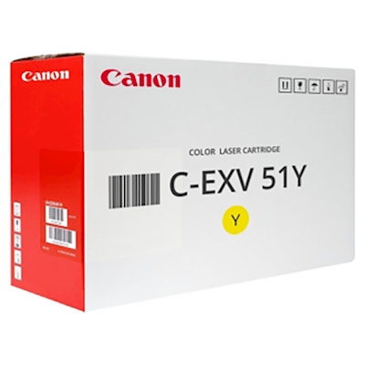 Immagine di Toner Laser CANON C-EXV 51Y 0484C002 giallo 60000 copie