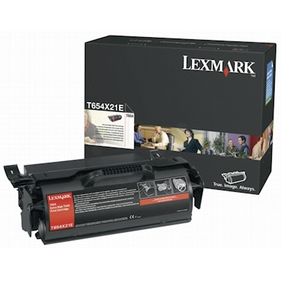 Immagine di Toner Laser lexmark t654x21e nero 36000 copie