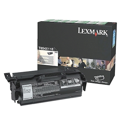 Immagine di Toner Laser lexmark t654x11e nero 36000 copie