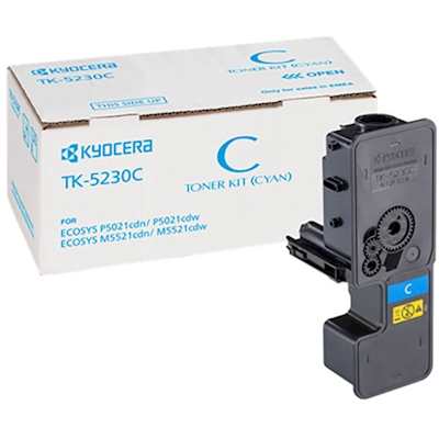 Immagine di Toner Laser KYOCERA-MITA TK-5230C 1T02R9CNL0 ciano 2200 copie