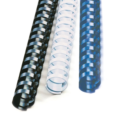 Immagine di Dorsi plastici a 21 anelli tondi mm 12 blu