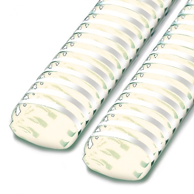 Immagine di Dorsi plastici a 21 anelli ovali mm 51 bianco
