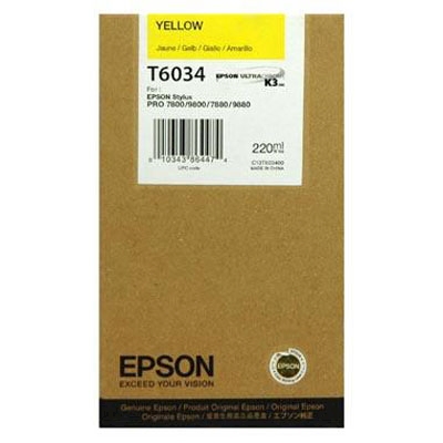 Immagine di Inkjet EPSON C13T603400 giallo 220 ml
