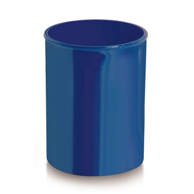 Immagine di Bicchiere portapenne in plastica blu