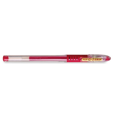Immagine di Roller ink gel colore rosso PILOT G1 GRIP punta fine mm 0,7