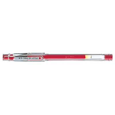 Immagine di Roller ink gel colore rosso PILOT G TEC-C4 punta ad ago ultrasottile mm 0,4
