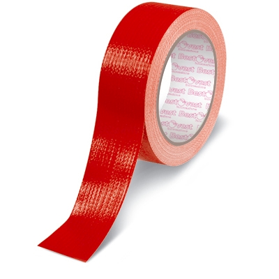 Immagine di Nastro adesivo telato politenato mm 38x25m rosso