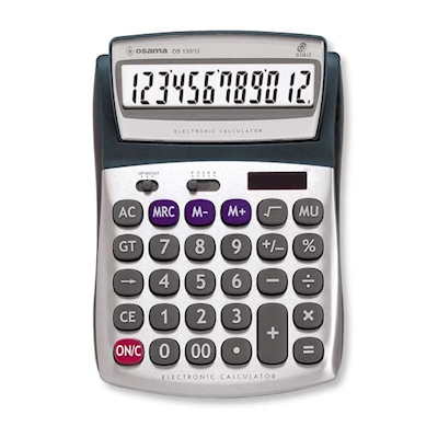 Immagine di Calcolatrice da tavolo OSAMA OS 130/12 12 cifre
