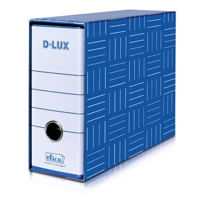 Immagine di Raccoglitore ELICA D-LUX cm 8 mezzo protocollo blu