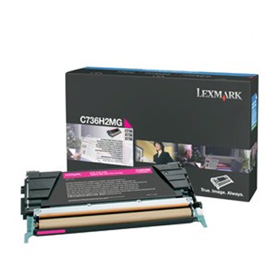 Immagine di Toner Laser return program LEXMARK 0C736H1MG magenta 10000 copie