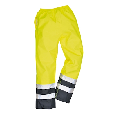 Immagine di Pantaloni traffic bicolore hi-vis PORTWEST S486 colore giallo taglia L