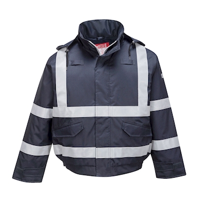 Immagine di Bomber bizflame rain multinorma PORTWEST S783 colore blu navy taglia M