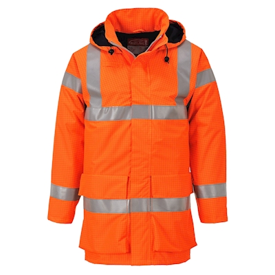 Immagine di Giacca bizflame rain multinorma hi-vis PORTWEST S774 colore arancione taglia XXXL