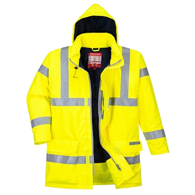 Immagine di Giacca bizflame rain multinorma hi-vis PORTWEST S778 colore giallo taglia S