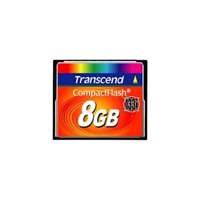 Immagine di Memory Card compact flash 8GB TRANSCEND TS8GCF133