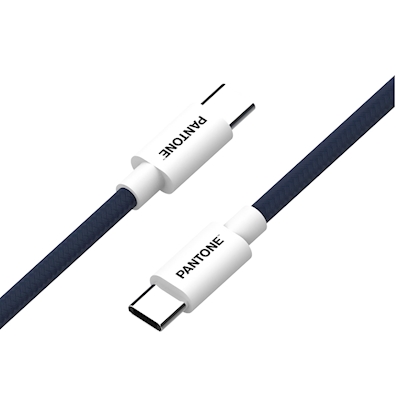 Immagine di Pantone USB-C to USB-C cable navy bl