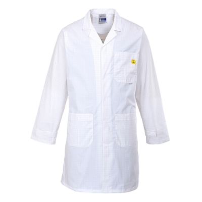 Immagine di Camice ESD Antistatico colore bianco taglia S