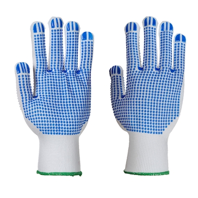 Immagine di Guanti Polka Dot Plus colore White/Blue taglia S