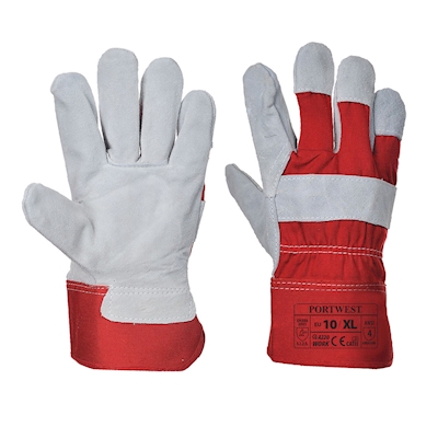 Immagine di Guanti Premium Chrome Rigger PORTWEST colore rosso taglia XL