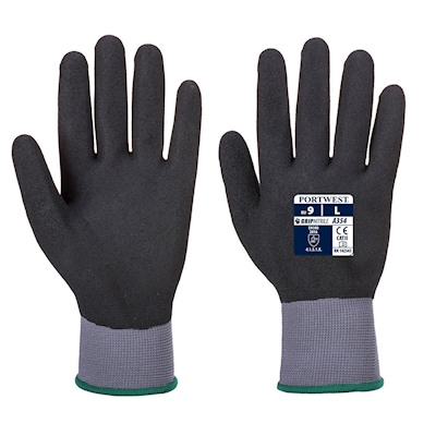 Immagine di Guanto DermiFlex Ultra Pro Schiuma PU/Nitrile colore nero taglia XXL