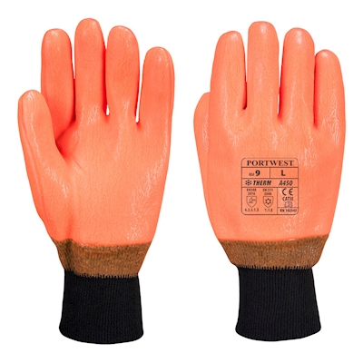 Immagine di Guanto ad alta visibilitè  Resistente agli agenti atmosferici PORTWEST colore arancione taglia XL