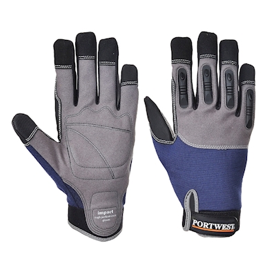 Immagine di Guanti Impact ad alte prestazioni PORTWEST colore blu navy taglia XL