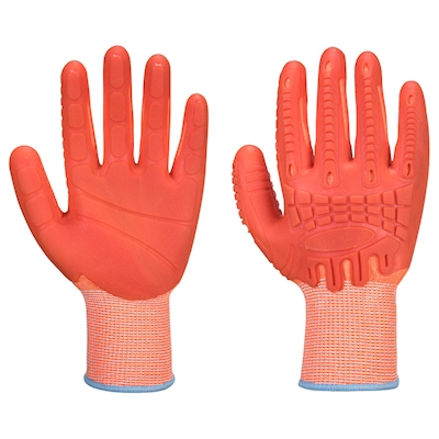 Immagine di Guanto anti taglio HR Super grip Impatto colore arancione taglia XL