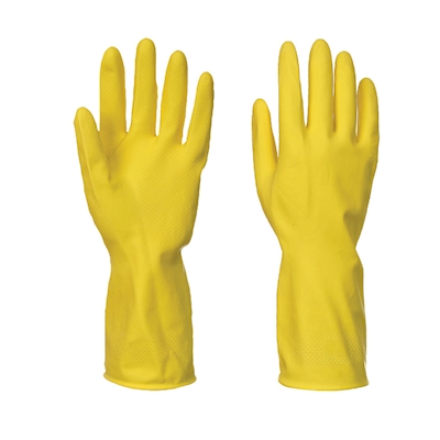 Immagine di Guanti casalinghi Lattice colore giallo taglia L