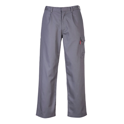Immagine di Pantalone Ignifugo Bizweld Cargo PORTWEST colore grigio taglia M