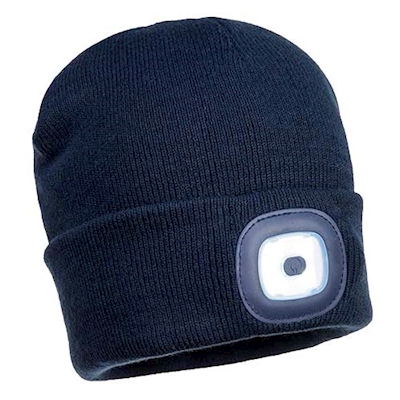 Immagine di Berretto con LED Junior colore blu navy