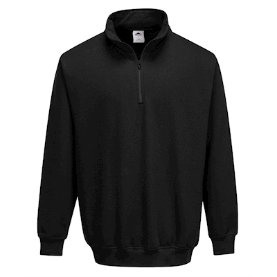 Immagine di Felpa Sorrento Collo Zip PORTWEST colore nero taglia L