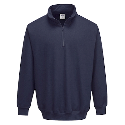 Immagine di Felpa Sorrento Collo Zip PORTWEST colore blu navy taglia XL