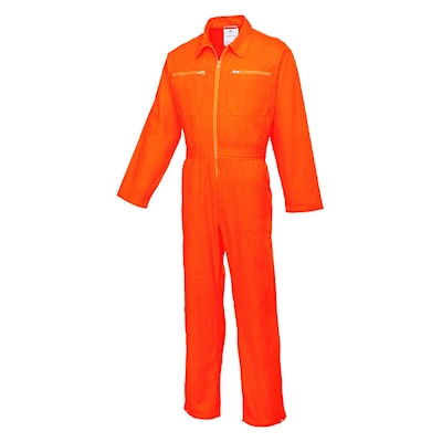 Immagine di Tuta in cotone PORTWEST colore arancione taglia XXXL