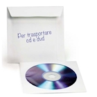 Immagine di Tasca porta cd in carta con finestra trasparente