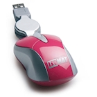 Immagine di Mini mouse LEOMAT optical USB pink/silver