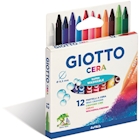 Immagine di Pastello a cera GIOTTO cera 12 colori ass.